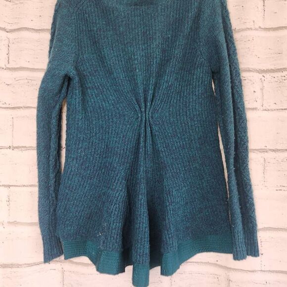 Anthropologie Far Away From Close Knit Cardigan Fisherman Sweater Women Medium - Picture 6 of 10